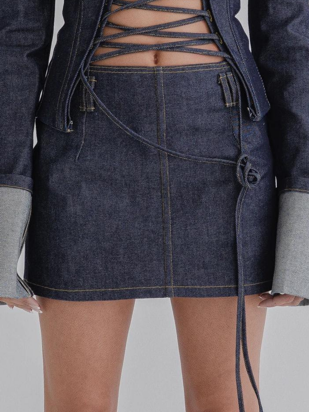 AC Denim Mini Skirt