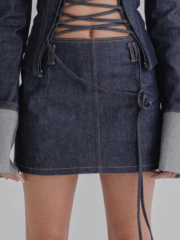 AC Denim Mini Skirt
