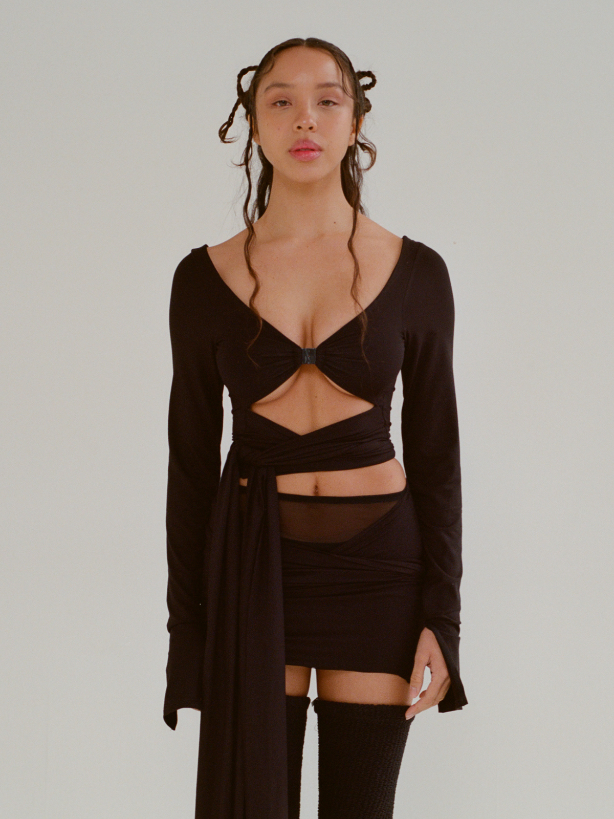 AC Knit Mini Skirt