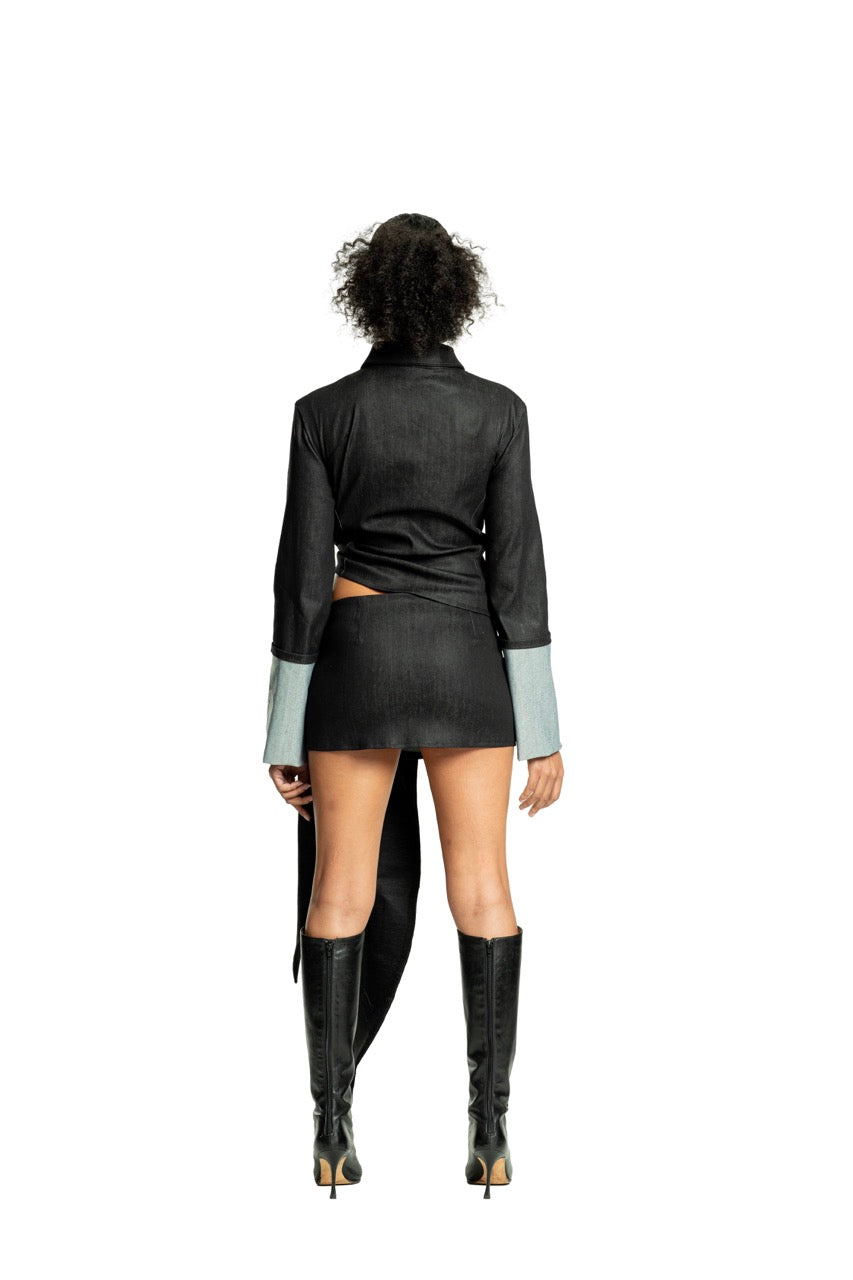 AC Essential Denim Mini Skirt