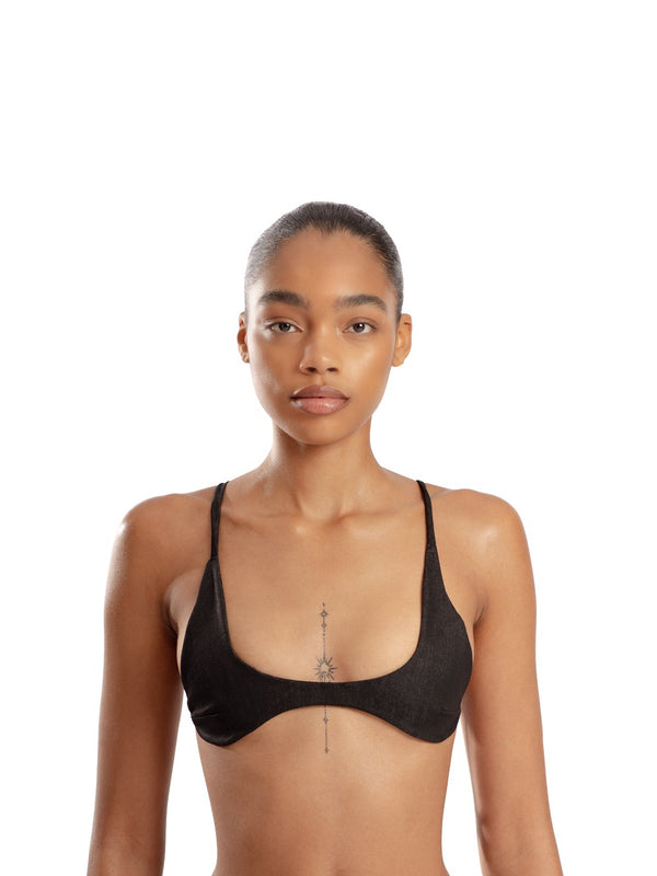 AC Denim Micro Top